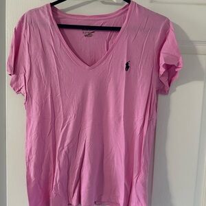 Pink Ralph Lauren tshirt